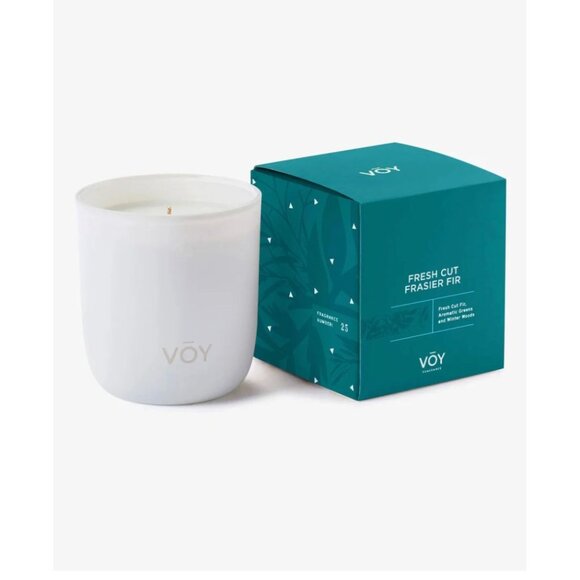 NEW VOY Fragrance Fresh Cut Frasier Fir Candle Christmas Tree Soy Blend Gift - Picture 7 of 7